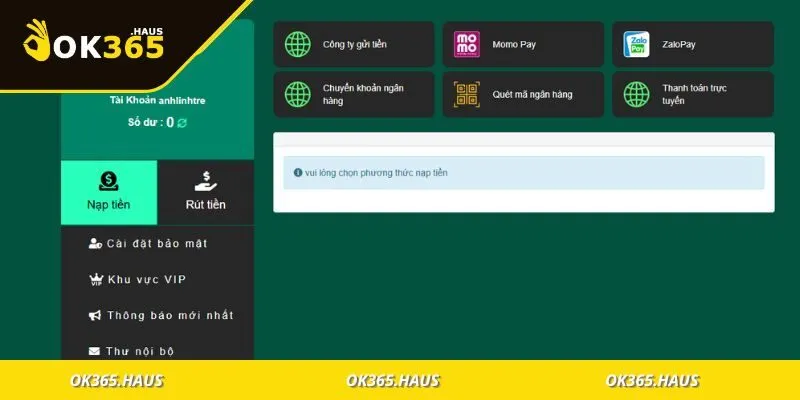 OK365.com - Link Nhà Cái Uy Tín 2025 - Đăng Ký Tặng 65k 27 Các bước rút tiền đơn giản, an toàn, không mất phí siêu hấp dẫn