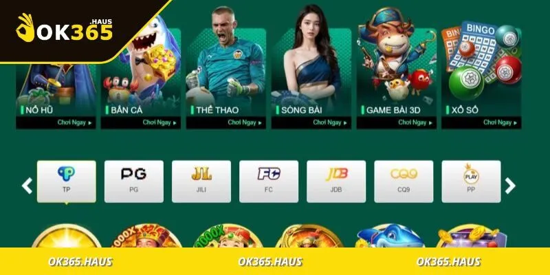 OK365.com - Link Nhà Cái Uy Tín 2025 - Đăng Ký Tặng 65k 24 Sảnh game đa dạng, cuốn hút từ cá độ thể thao đến bài đối kháng
